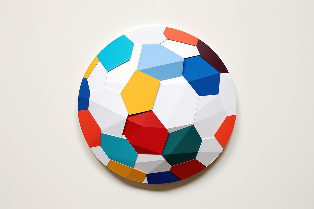 Football sphere sports art.
