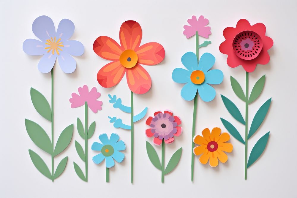 Flowers craft plant paper.