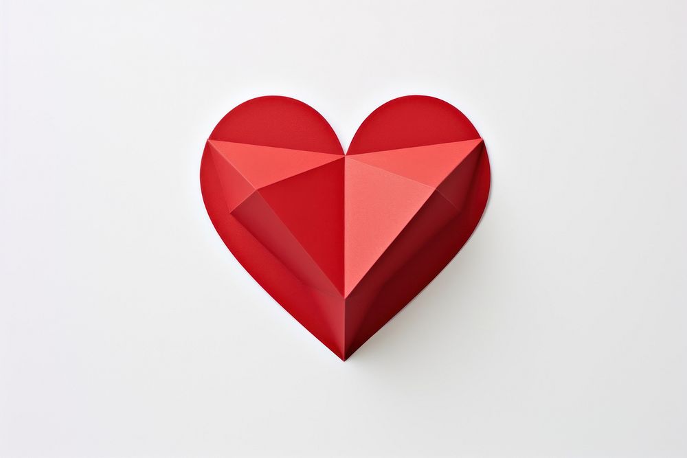 Heart red jewelry circle symbol.