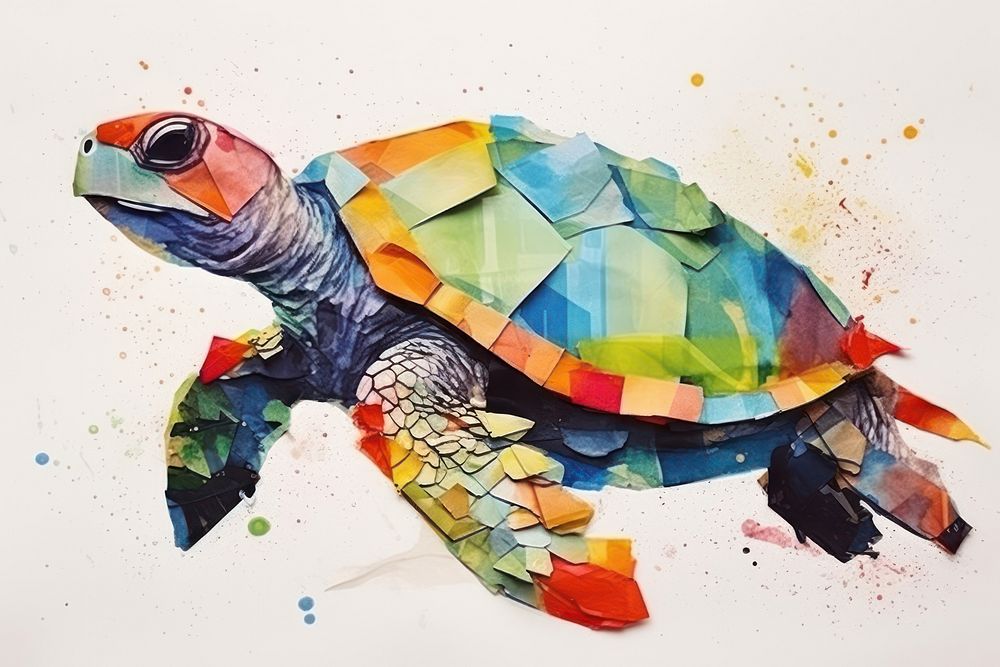 Turtle art reptile animal.