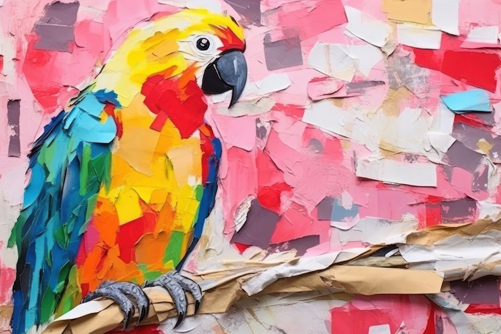 Parrot art animal bird.