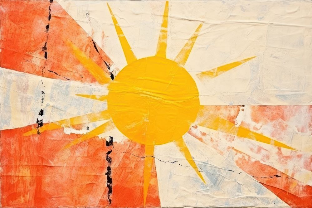 Sun art painting backgrounds.