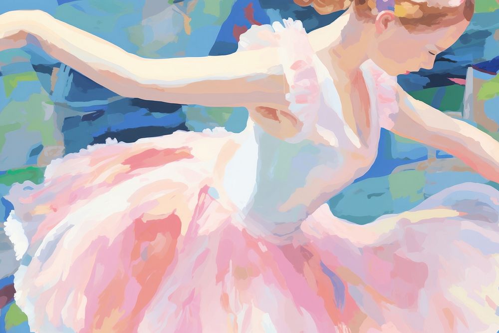 Ballerina backgrounds painting abstract.