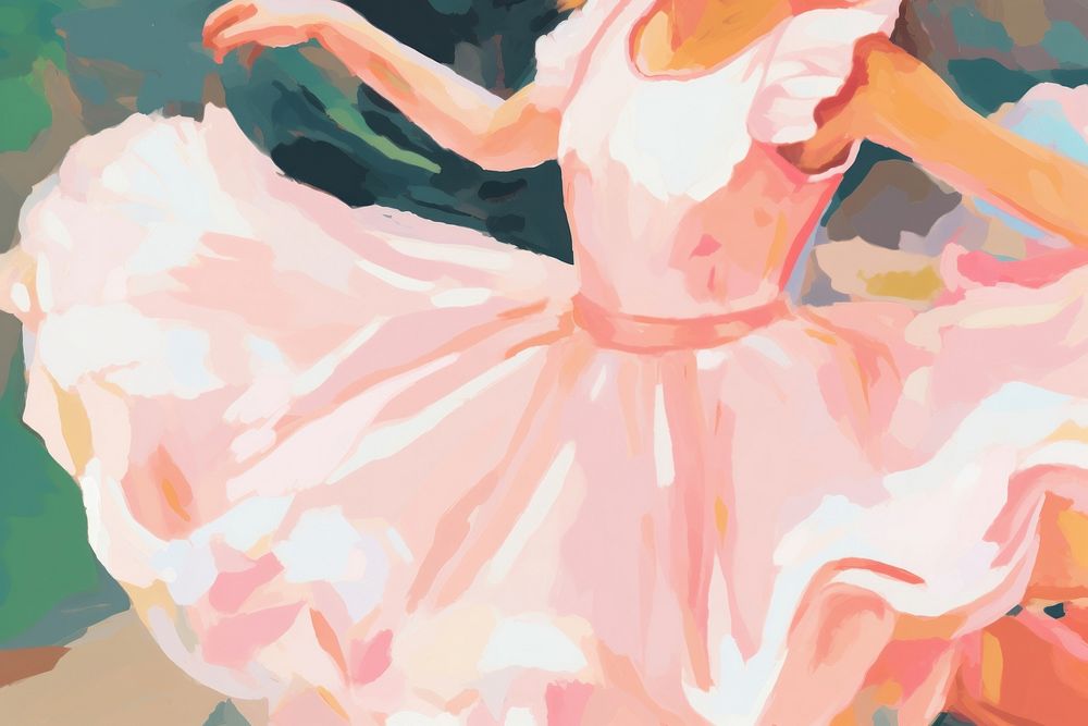 Ballerina backgrounds abstract painting.