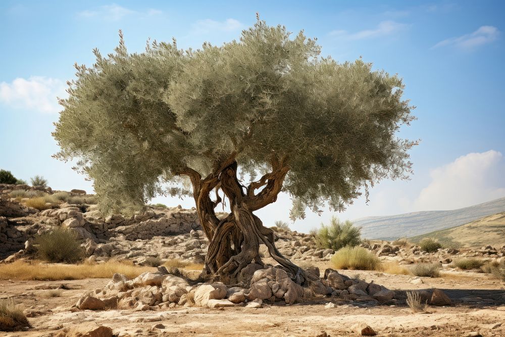 Olive tree landscape outdoors nature.