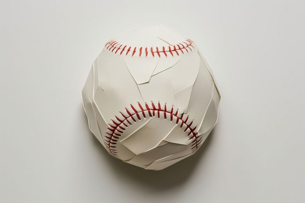 Baseball sports paper softball.