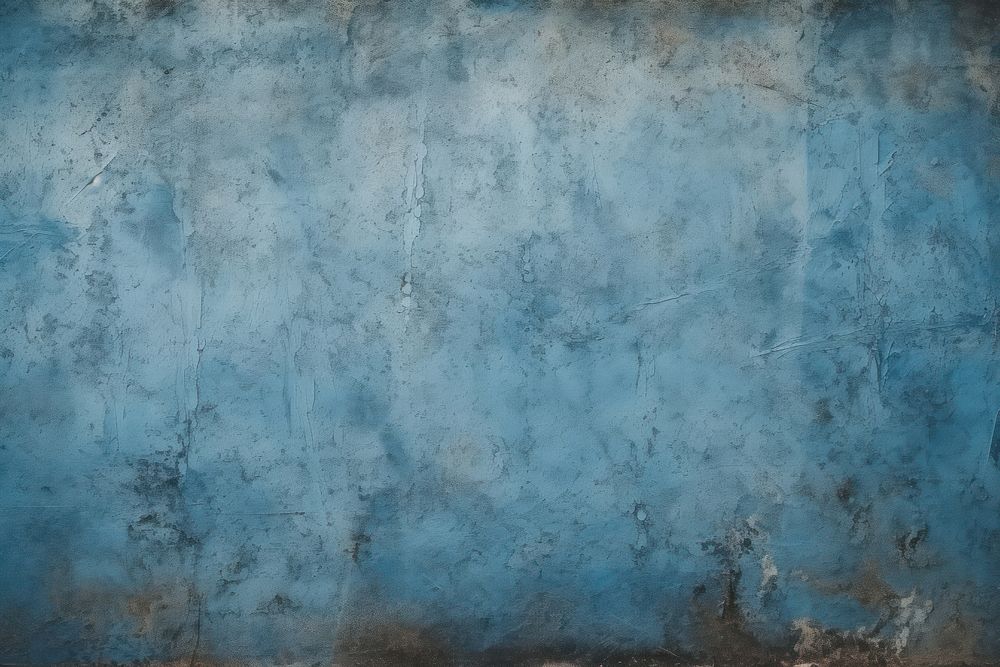 Vintage wall blue texture architecture backgrounds deterioration.