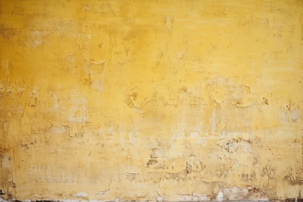 Vintage wall yellow texture architecture backgrounds deterioration.