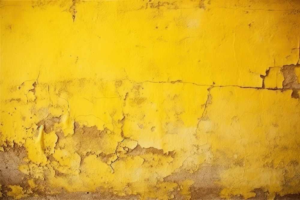 Yellow wall texture backgrounds deterioration architecture.