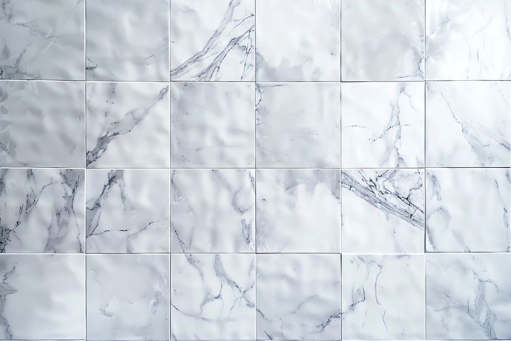 Marble tile backgrounds floor.