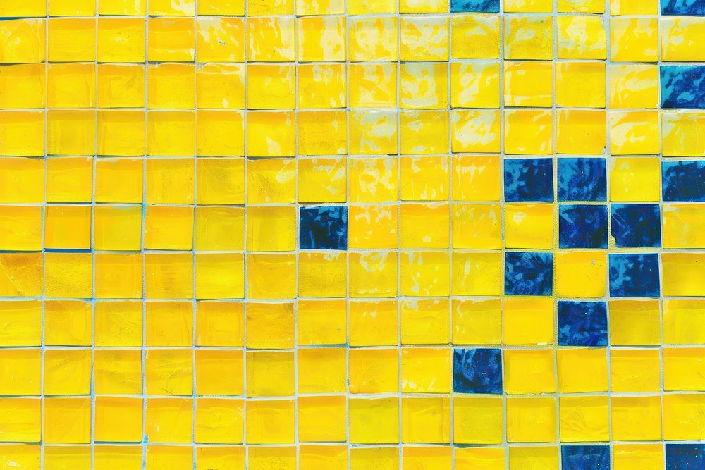 Tile backgrounds mosaic yellow.