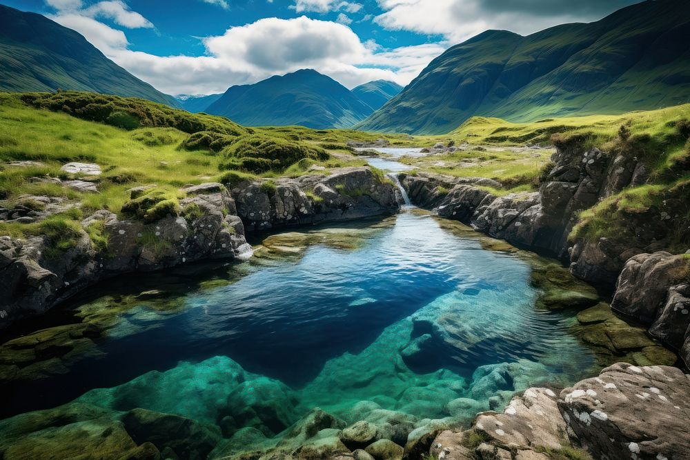 Scotland wilderness landscape outdoors.