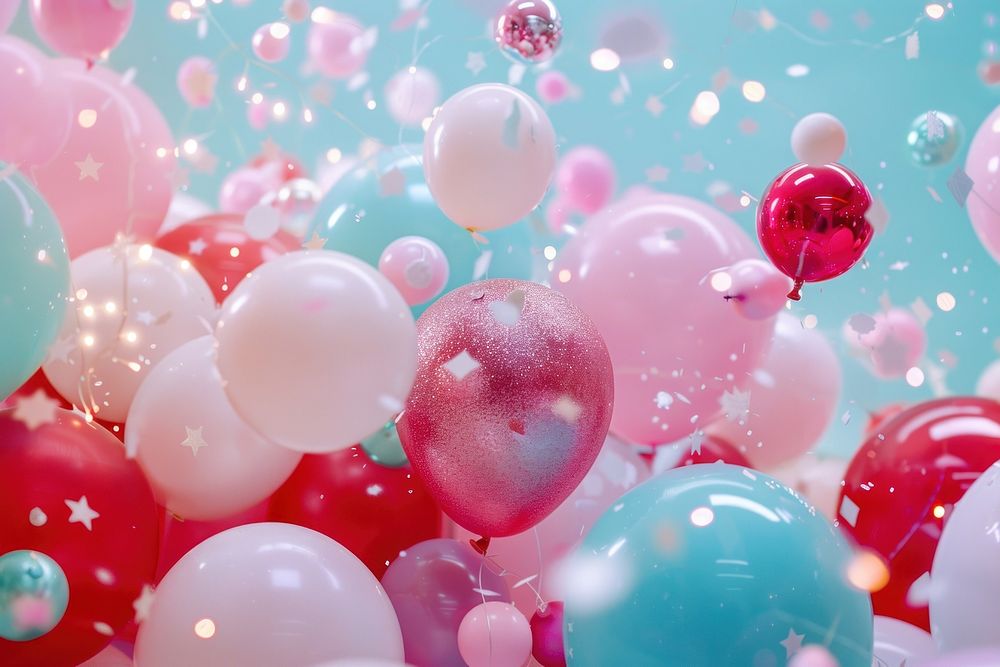 Balloon space room backgrounds christmas celebration.