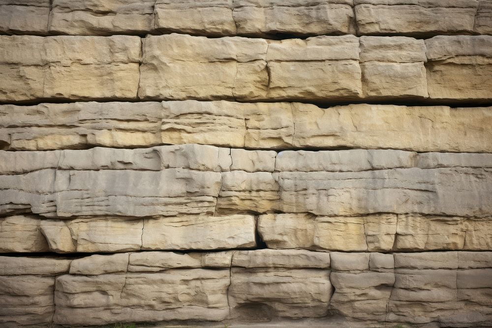Sandstone wall architecture backgrounds outdoors.