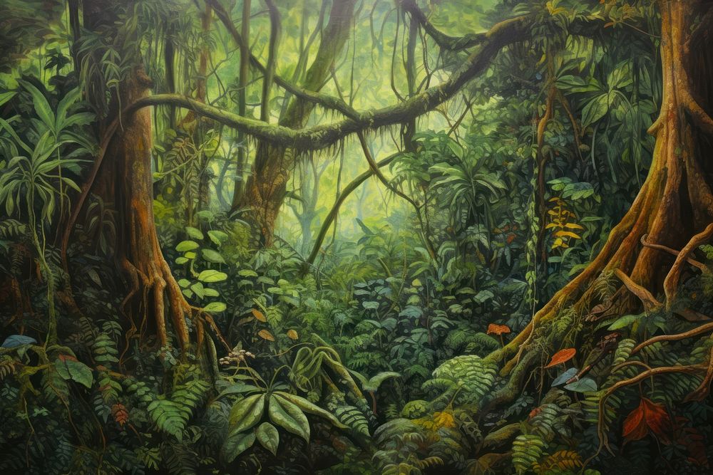 Rainforest vegetation rainforest outdoors.