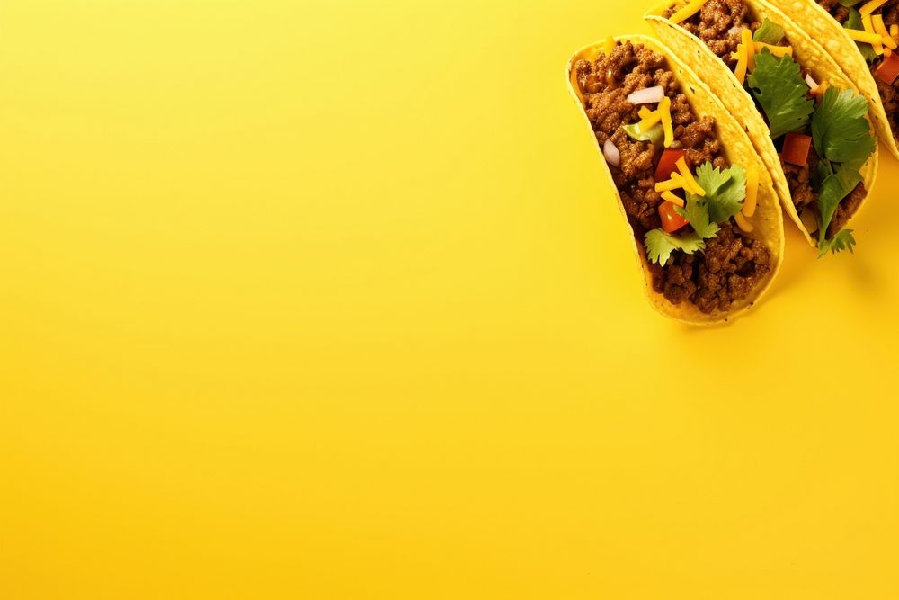 Taco yellow food taco.