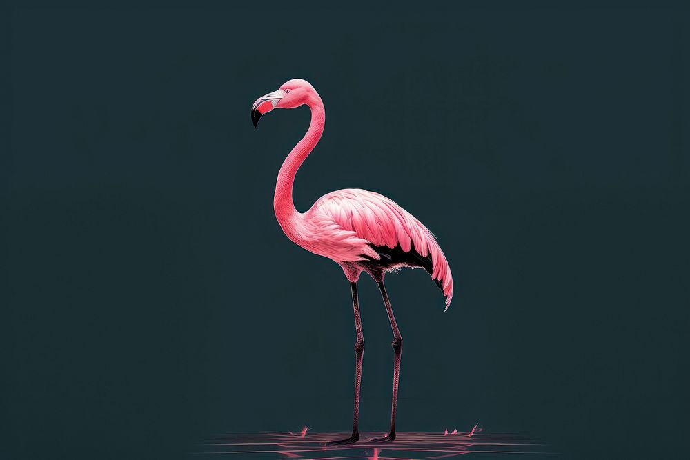 Flamingo animal nature bird.