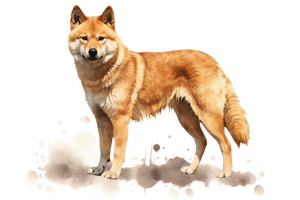Shiba Inu dog mammal animal coyote.