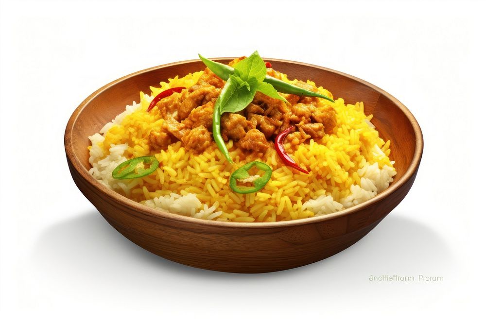 Rice and curry food rice dish.