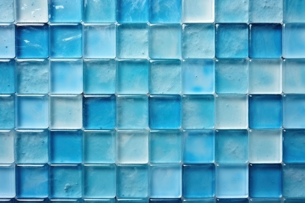 Blue glass mosaic tiles turquoise pattern backgrounds.