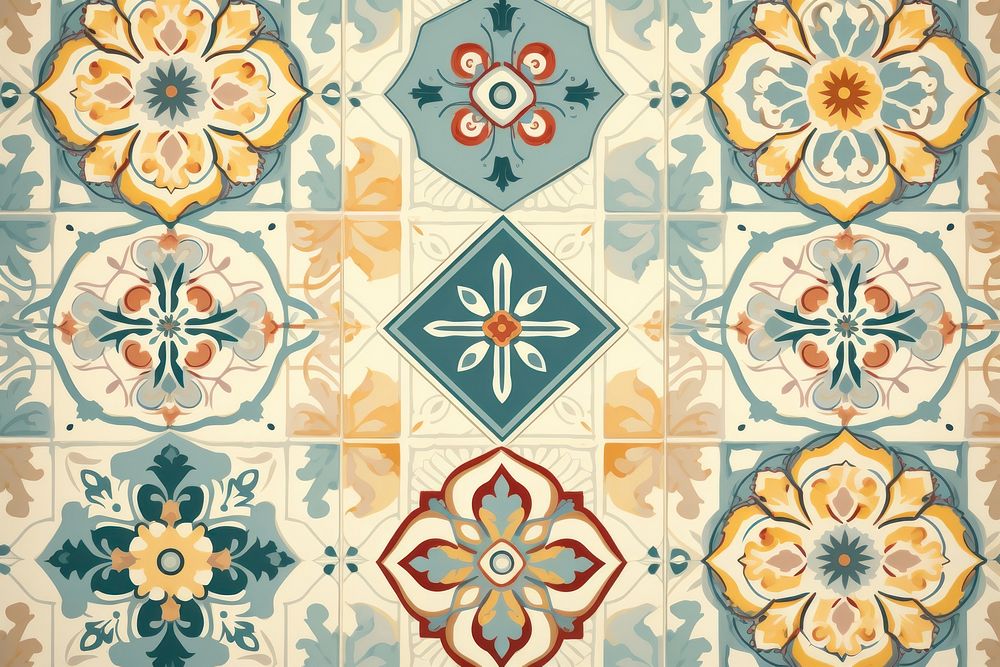 Pastel background tiles pattern backgrounds mosaic.