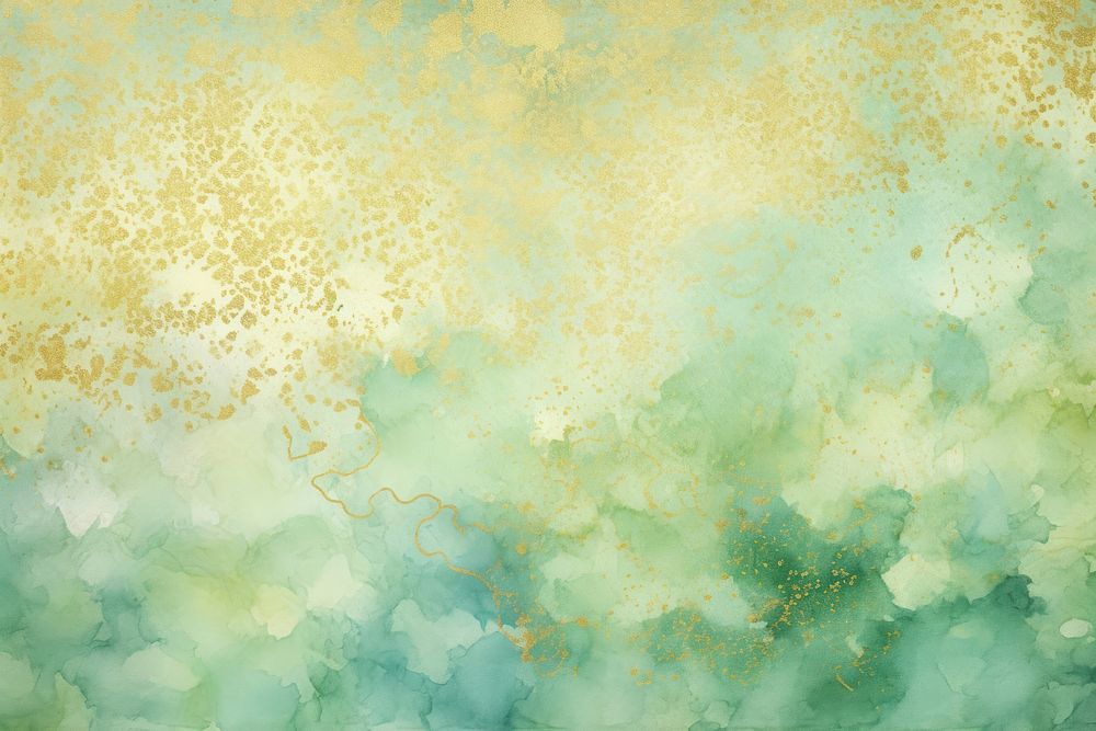 Watercolor gold background gold glitter pale green backgrounds.