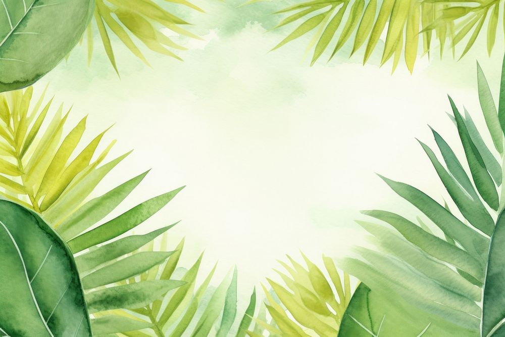 Background tropical leaves backgrounds outdoors painting.