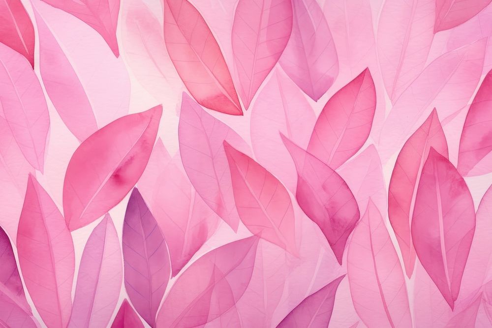 Background pink tropical leaves backgrounds pattern texture.