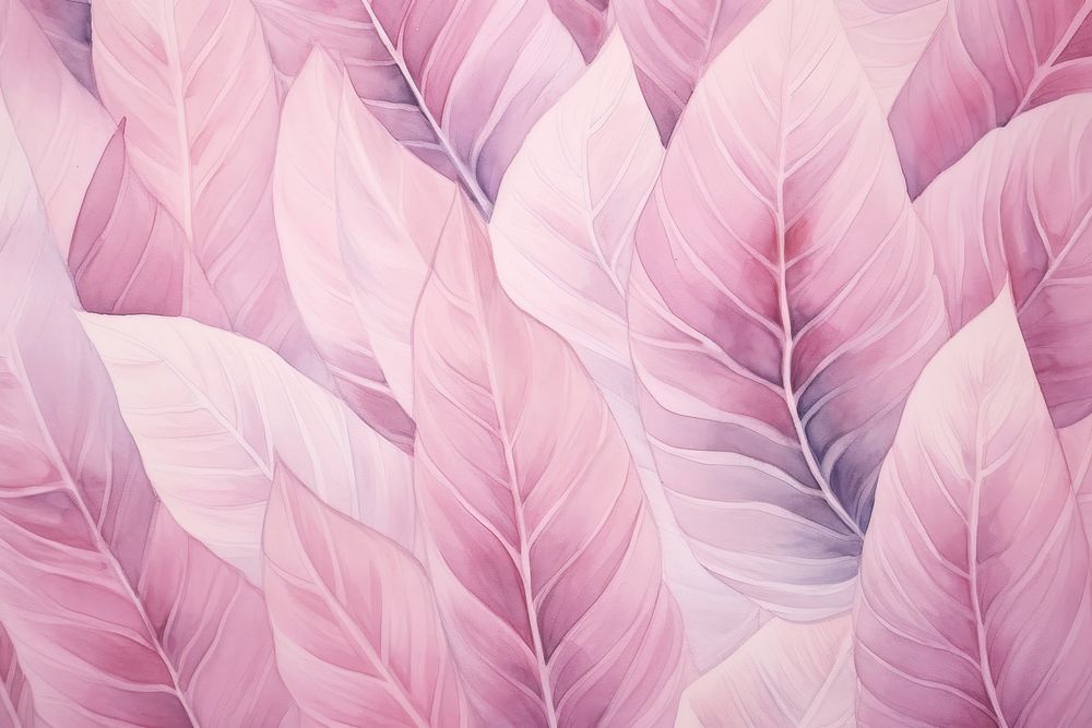 Background pink tropical leaves backgrounds pattern texture.