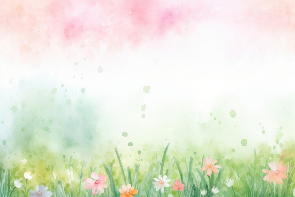 Bunny easter border background backgrounds outdoors painting.