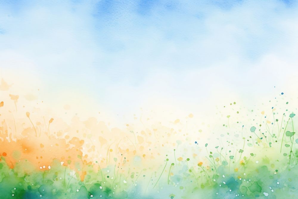 Spring meadow background backgrounds outdoors painting.