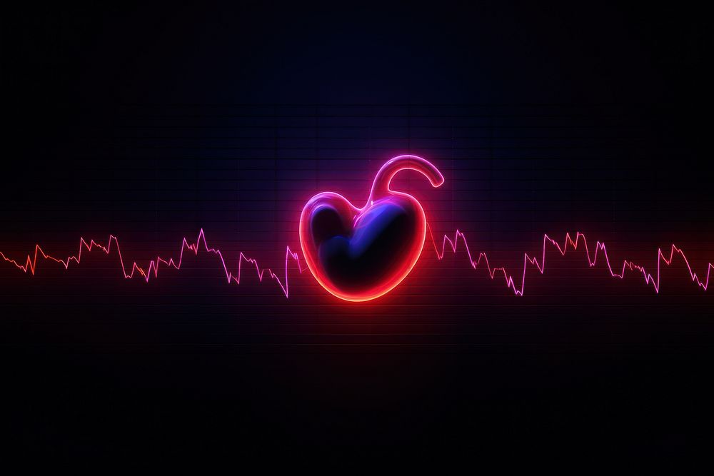 Heart rate backgrounds light line.