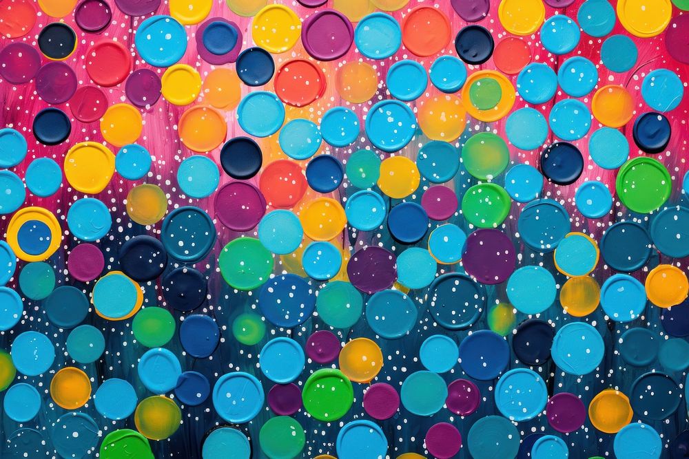 Polka dot pattern backgrounds paint.