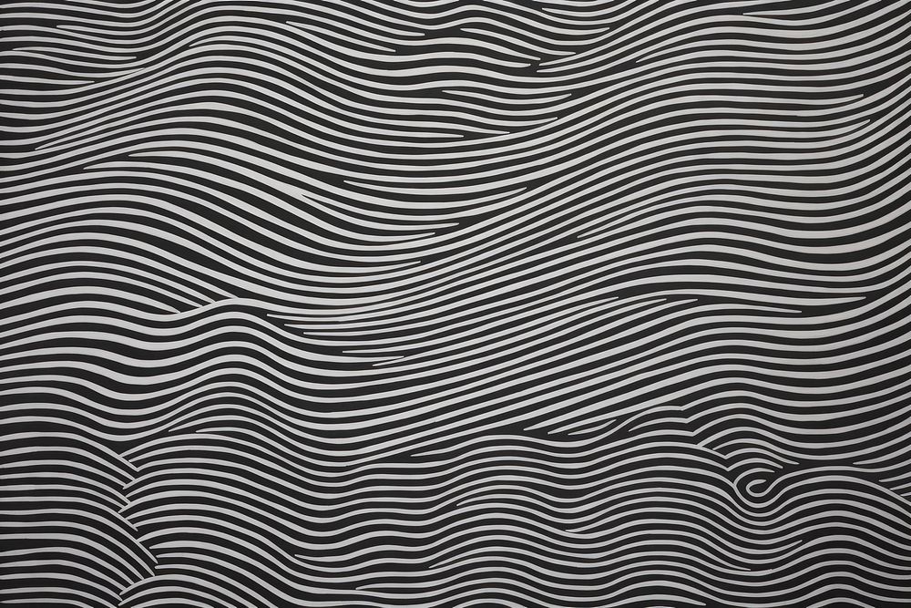 Wave pattern backgrounds black.