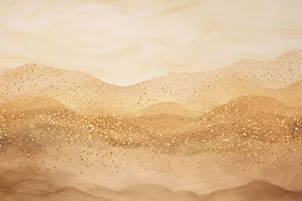 Watercolor gold background gold dust glitter beige.