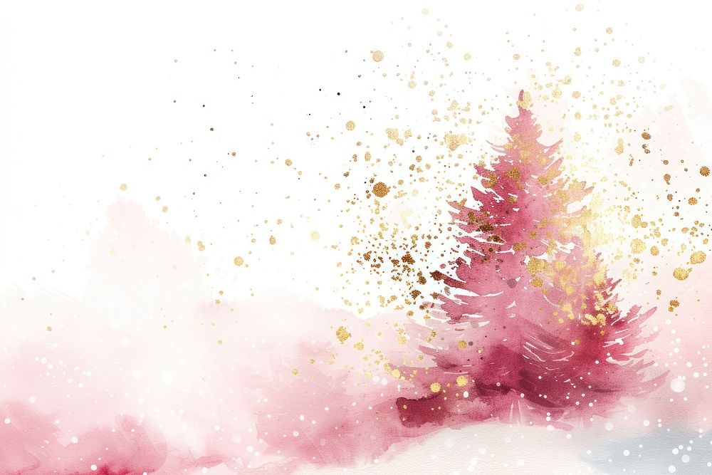 Christmas theme watercolor background backgrounds outdoors nature.