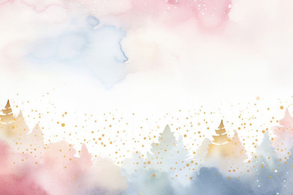 Christmas thmem watercolor background backgrounds outdoors painting.