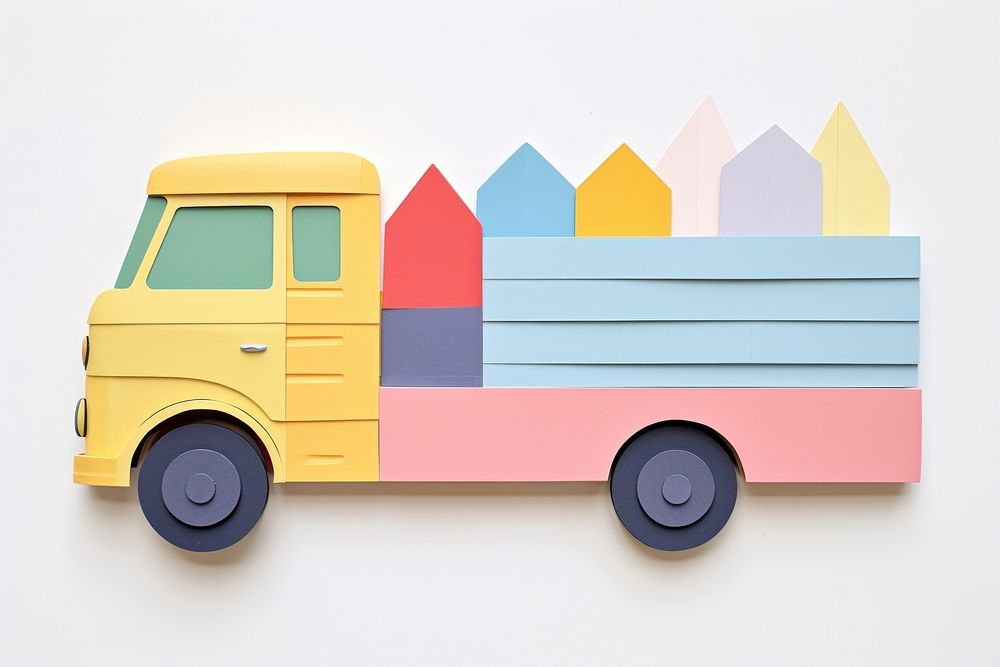 10 ton truck vehicle toy art.
