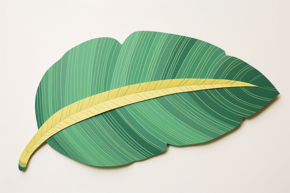 Banana leaf plant art accessories.