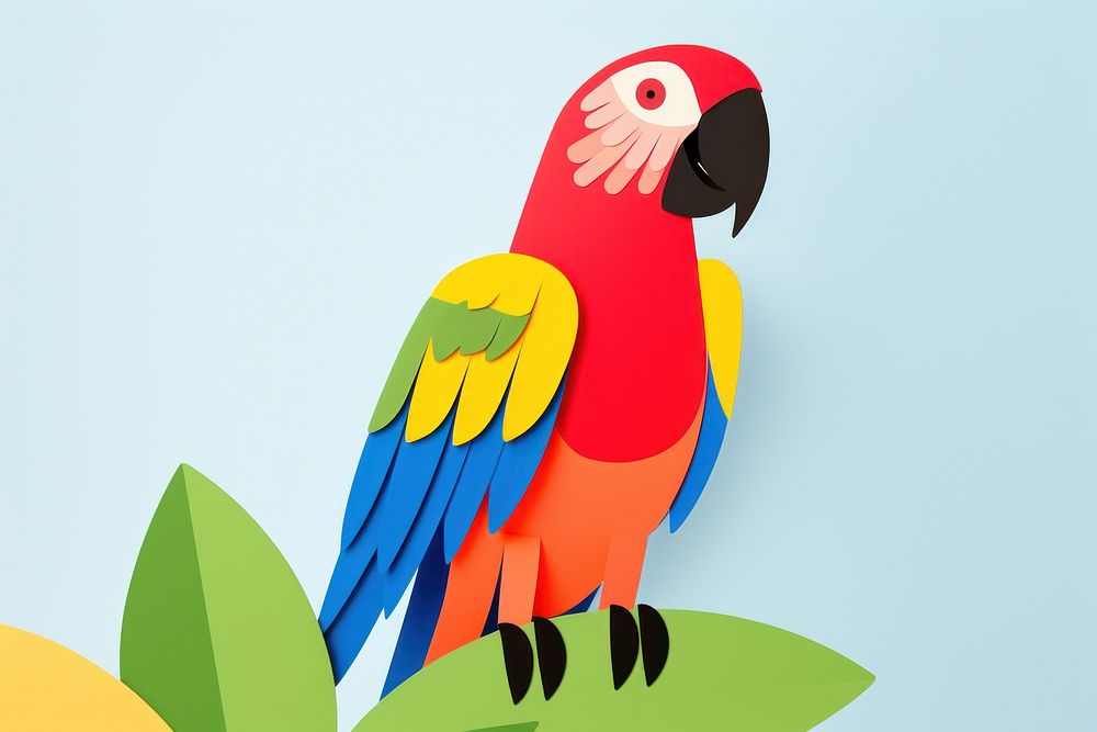 Parrot animal bird art.
