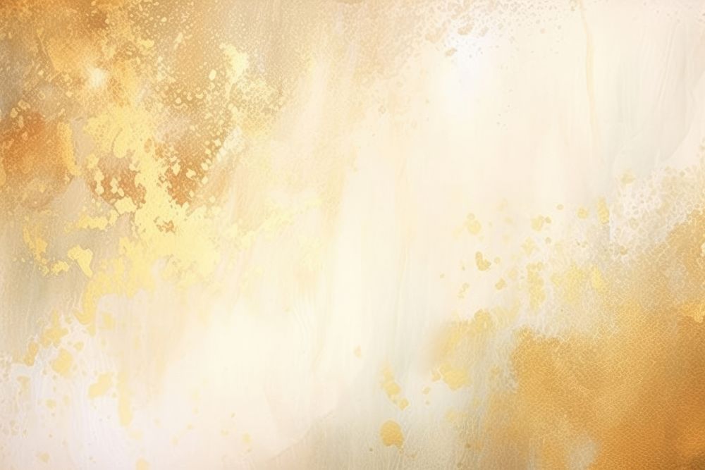 Watercolor gold background gold dust glitter cream.