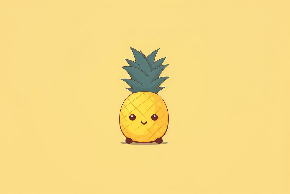 Pineapple background fruit food.