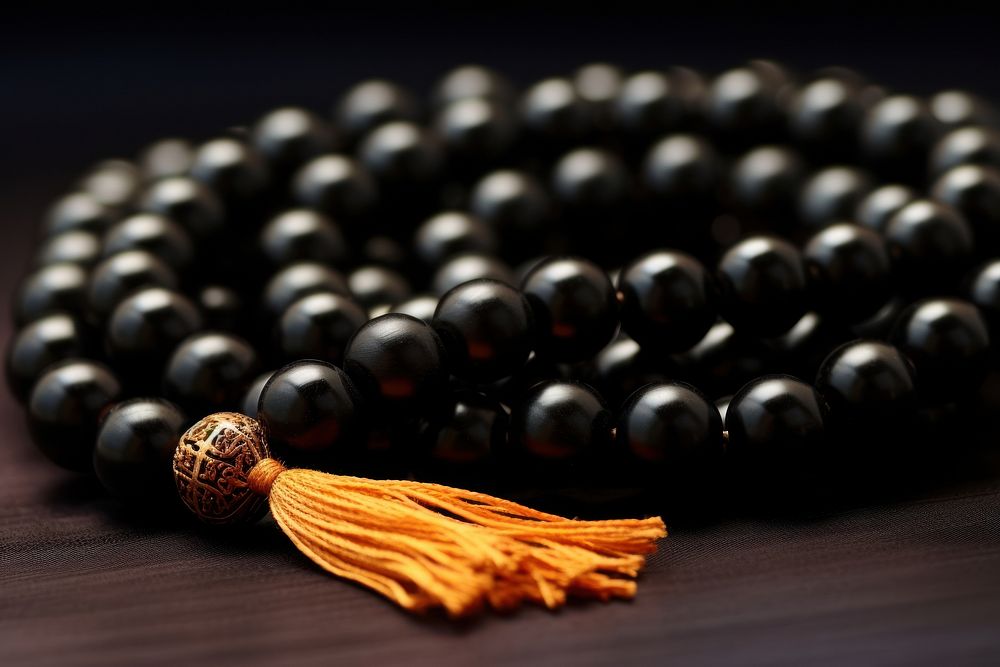 Prayer beads jewelry prayer black.