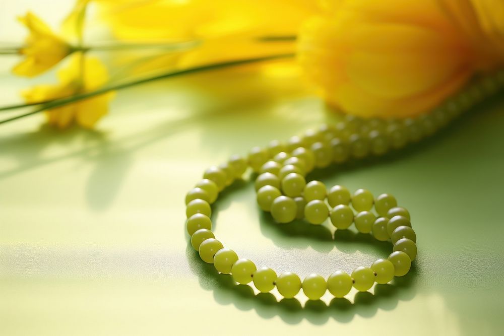 Prayer beads necklace jewelry flower.