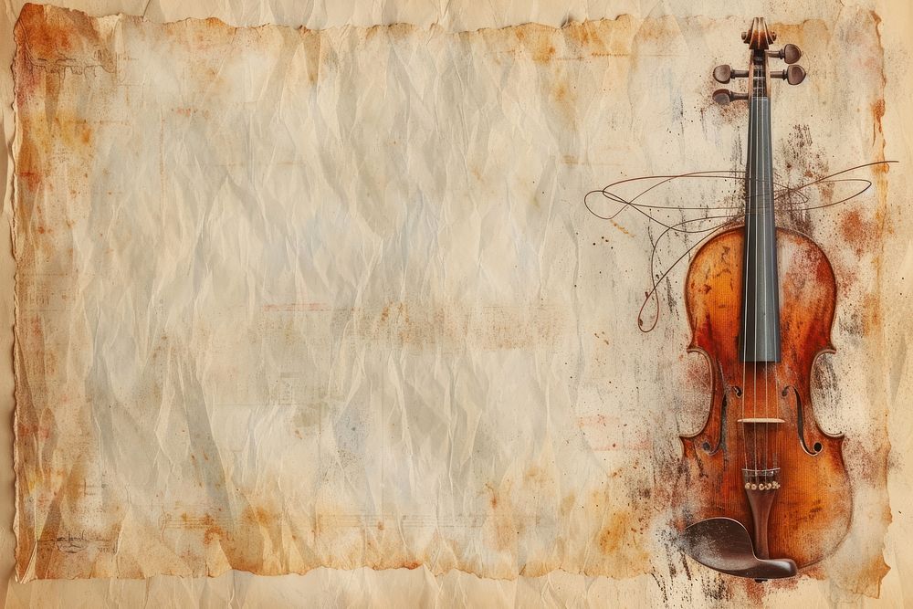 Violin drawing paper backgrounds.
