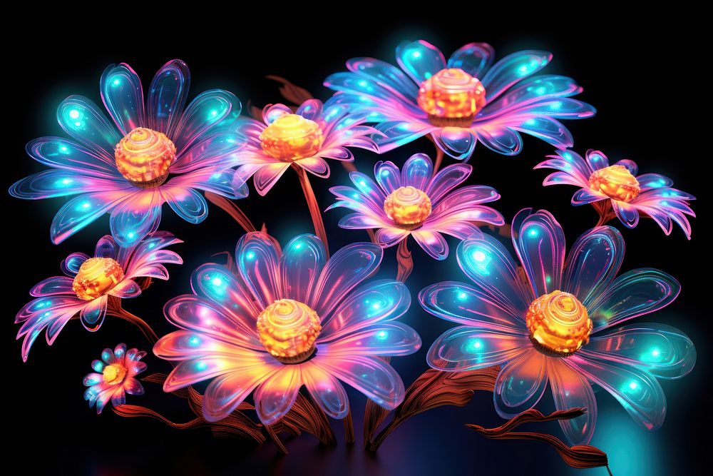 Daisy flower light inflorescence.