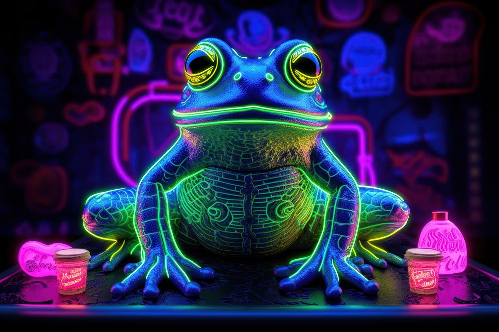 Frog frog amphibian animal.