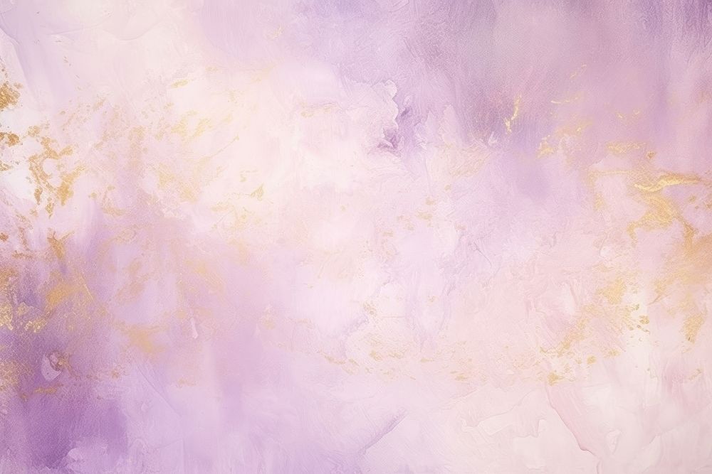 Watercolor gold background pale purple gold dust glitter.