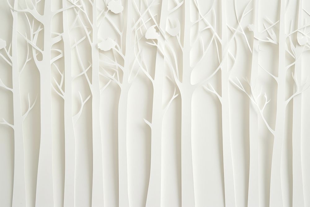 Woodland backgrounds curtain white.