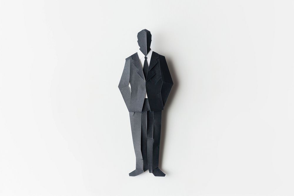 Businessman tuxedo adult white background.